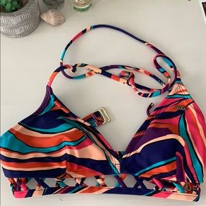 ROXY multicolor swim top